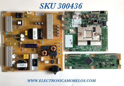 KIT DE TARJETAS TV LG / MAIN EBT66527904 / EAX69083603 / 1CEBT000-0297 / RU13U9A0L / FUENTE EAY65248602 / B12L128602 / T-CON RUNTK6396TPZG / 1P-118BC00-4010 / PANEL NC700DQE-VSHX7 / MODELO 70UN7070PUA.AUSMLKR